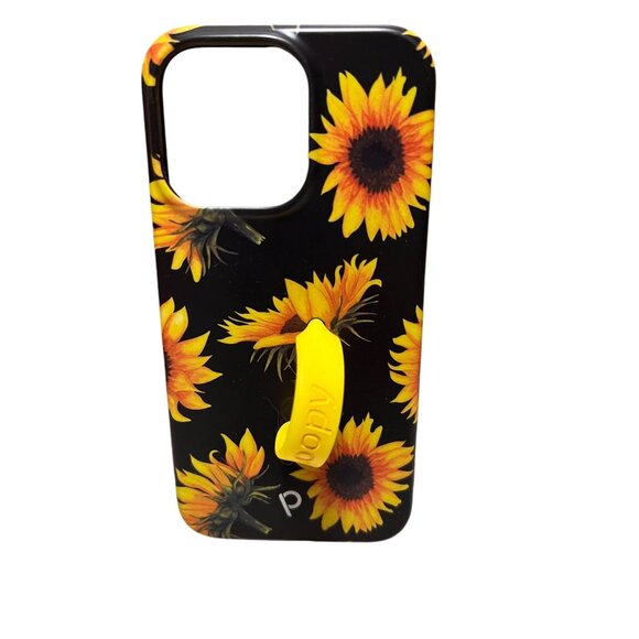 Loopy Sunflower Phone Case For iPhone 13 Pro - Protective & Stylish Left Hand - Picture 3 of 4